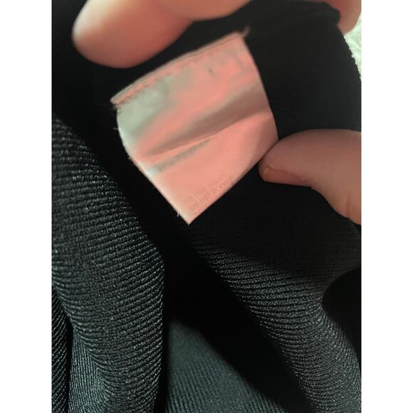 Akris Punto Flutter Sleeve Sheath Dress Knit Womens Sz XS Knee Length Black LBD - Picture 11 of 11